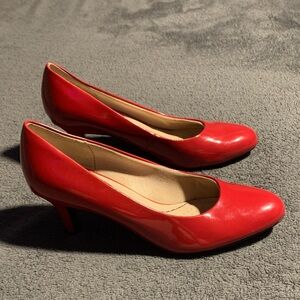 Life Stride Vibrant Red Heels